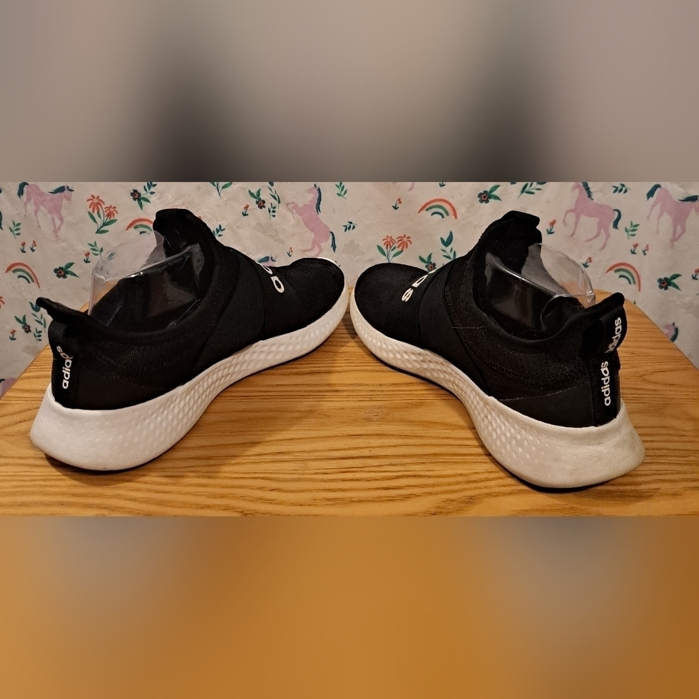 EUC Adidas PureMotion Adapt Slide On Running Casual Gym Sneaker Shoe SZ 6.5 - Picture 4 of 9